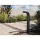 Independence 12 AC/DC 2.75 watt Textured Black Curved Path Light in 3000K